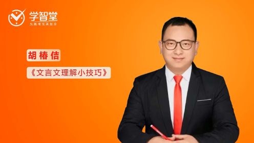 语文胡老师讲解《文言文理解小技巧》